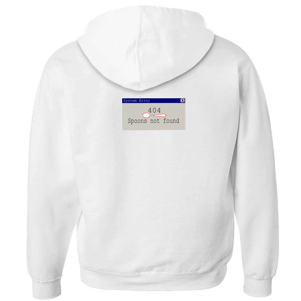 Error 404 Spoons Not Found - Hoodies (Zip-up)