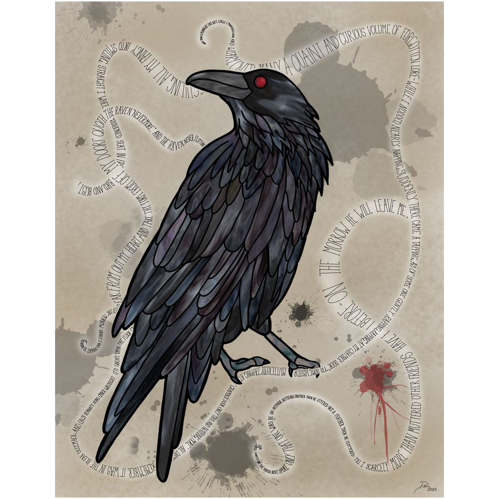 Quoth the Raven - Prints - The Art of Dena Tullis