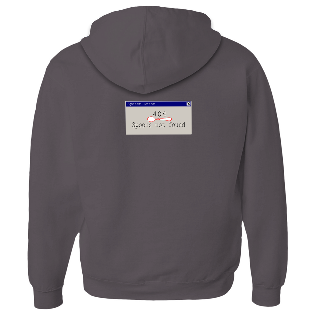 Error 404 Spoons Not Found - Hoodies (Zip-up)