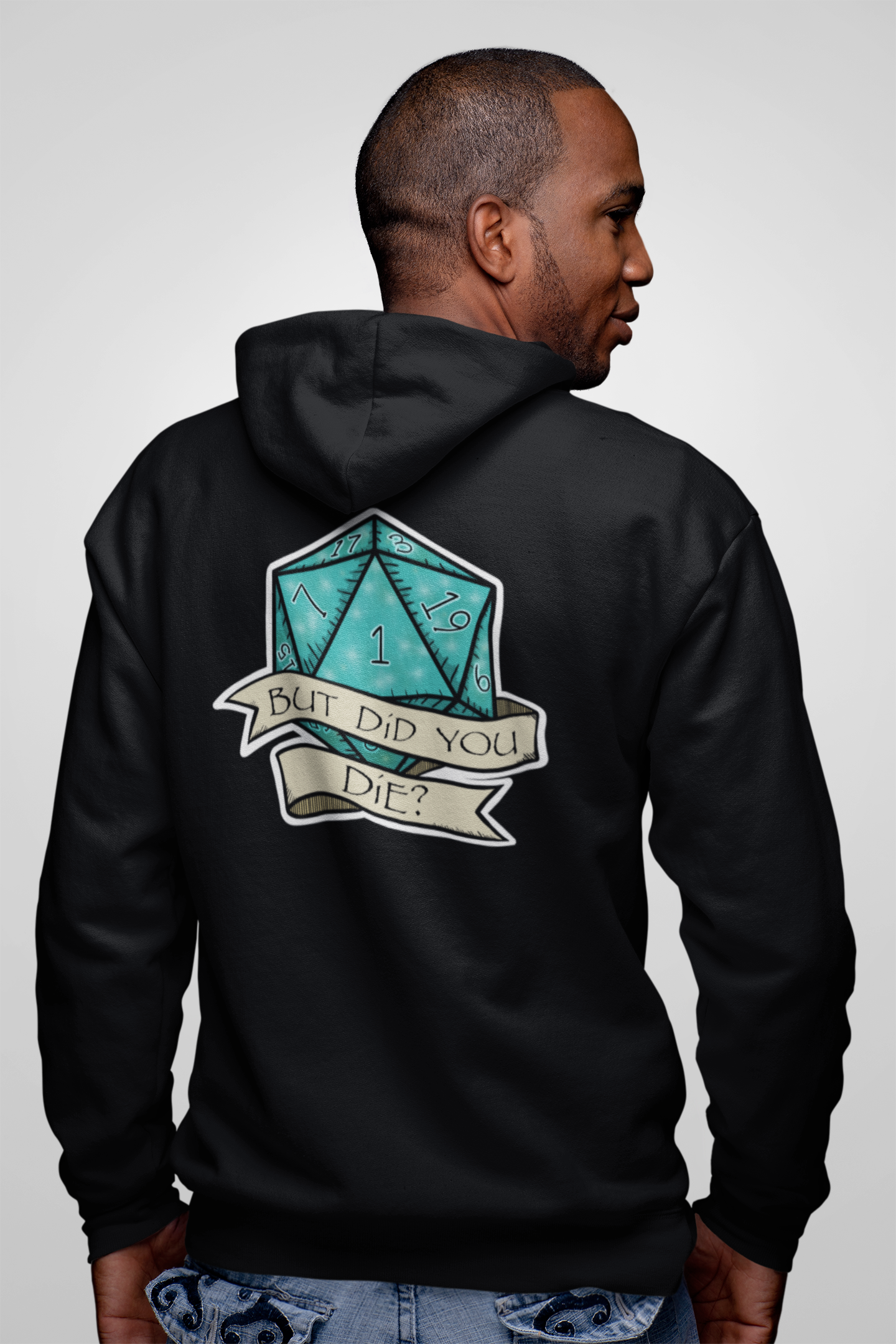 But Did you Die Hoodie (zip-up) – The Art of Dena Tullis