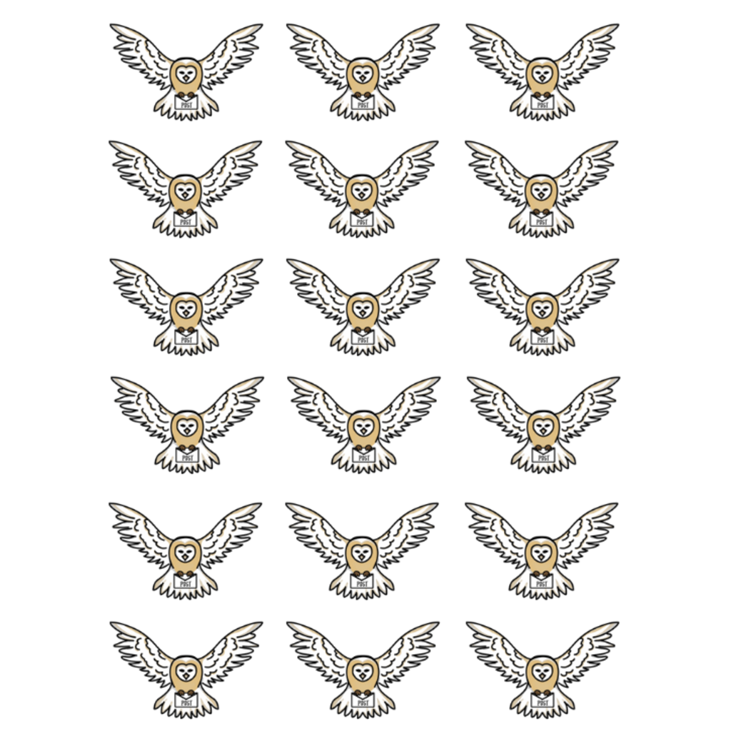 Owl Post Sticker sheets - GothFromHoth Designs