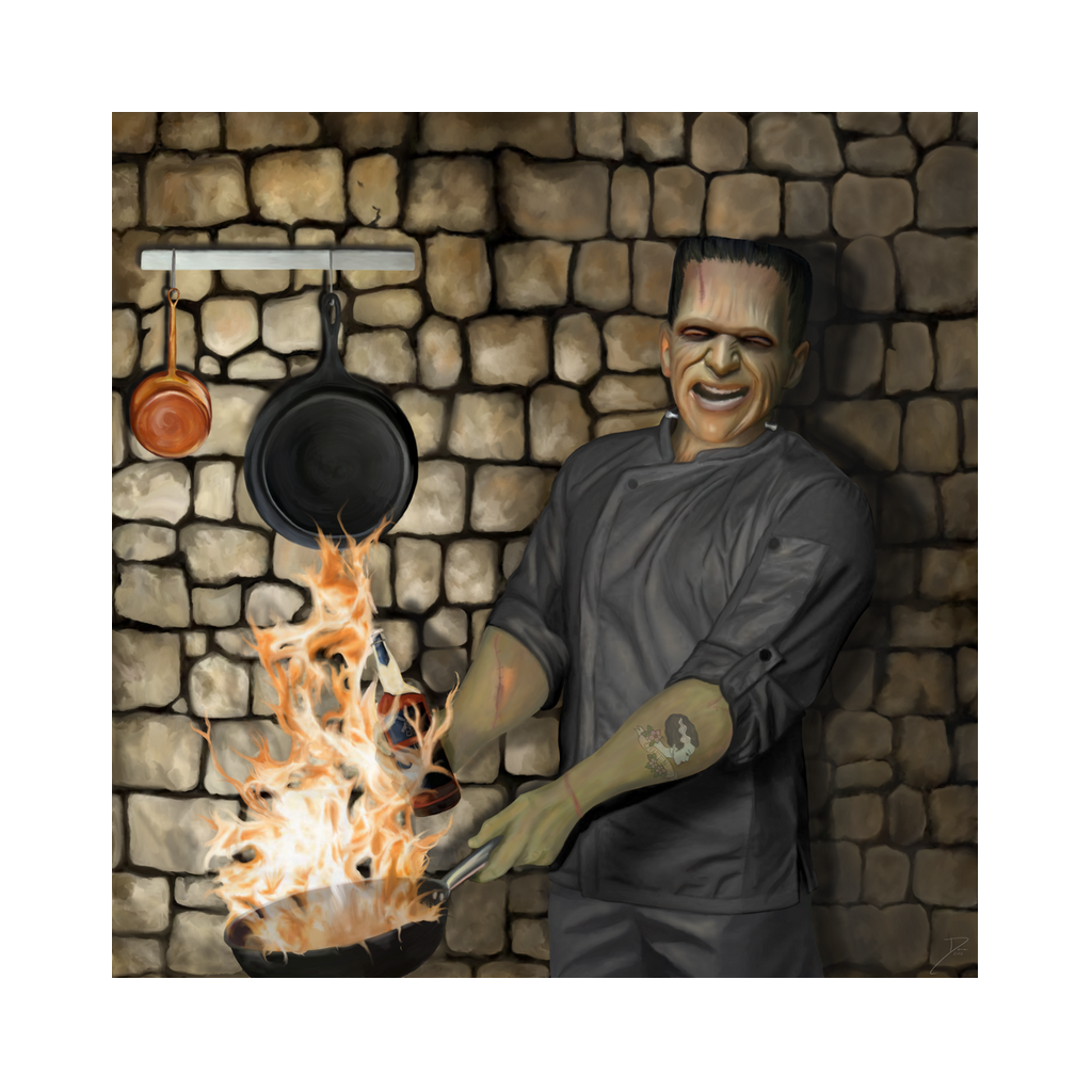 Frankie - Giclee art prints - GothFromHoth Designs