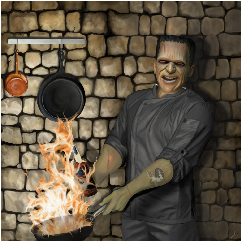 Frankie - Giclee art prints - GothFromHoth Designs