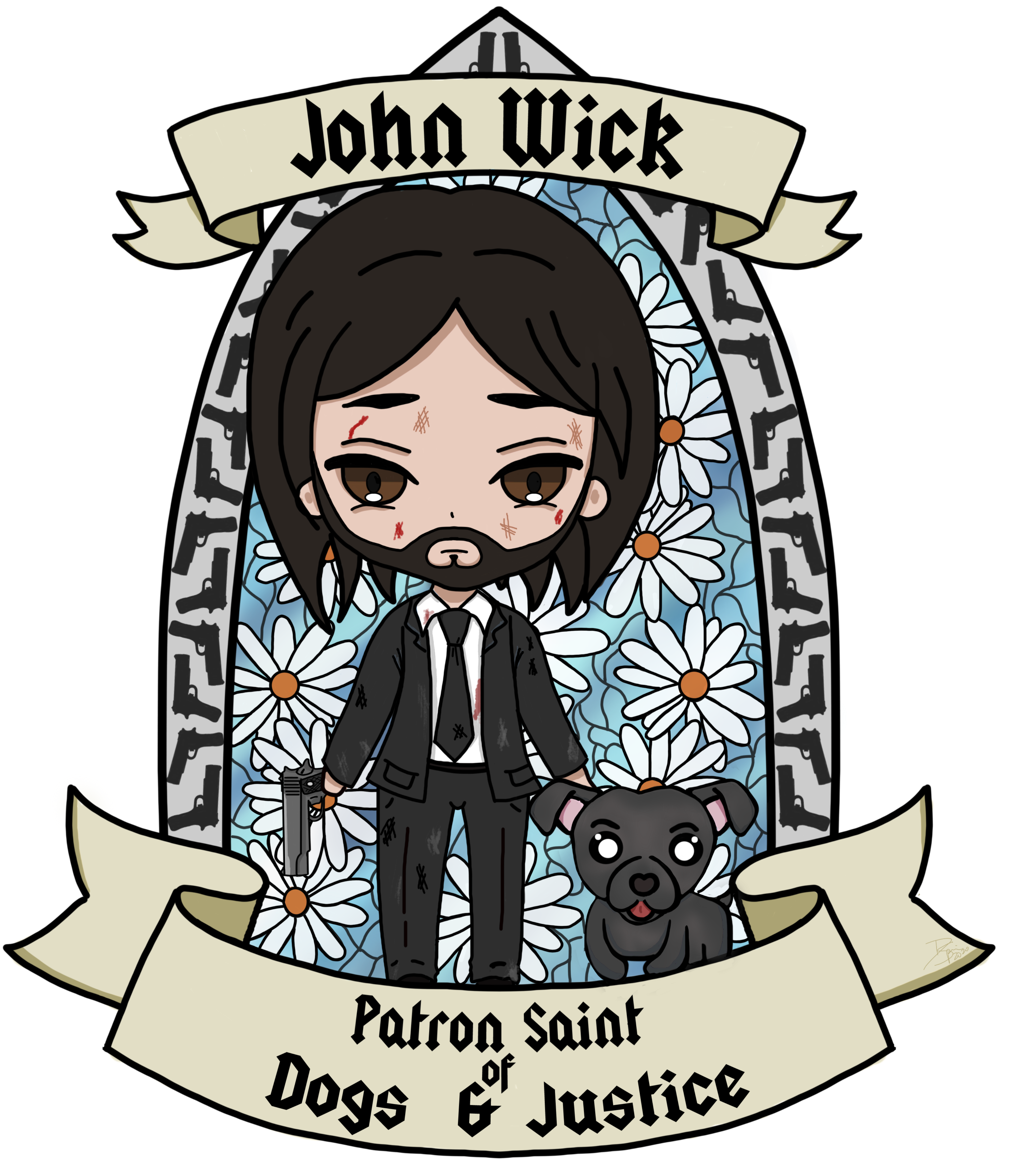 Saint John Wick – The Art of Dena Tullis