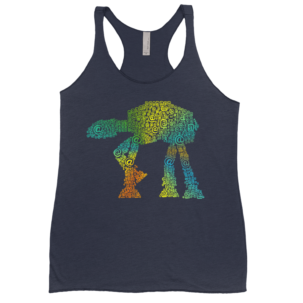 The @@ Remixed - Racerback Tank Top - The Art of Dena Tullis