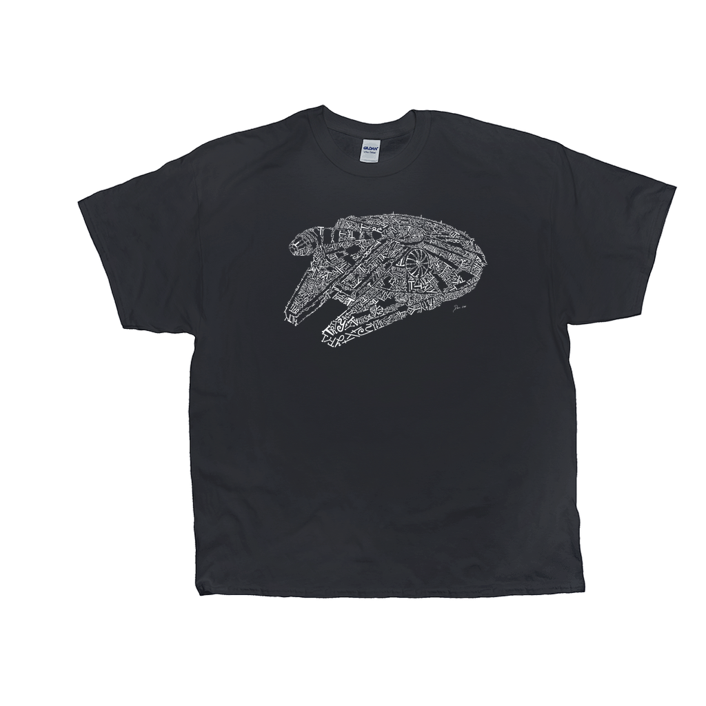 YT-1300-DTG-Tshirt-Gildan-2000-2XL-Black-Adult