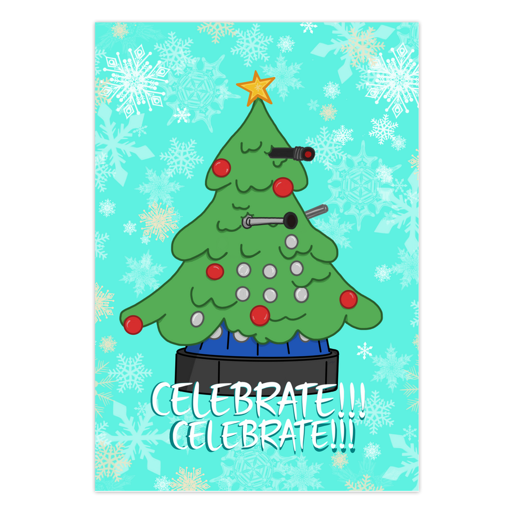 Dalek Tree Greeting Cards - The Art of Dena Tullis