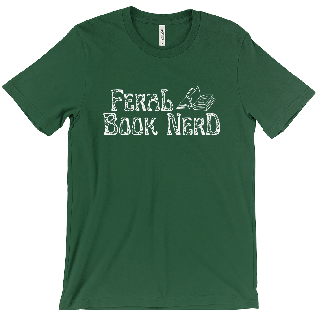 FeralBook-DTG-Tshirt-Bella-3001-XS-Evergreen-Adult