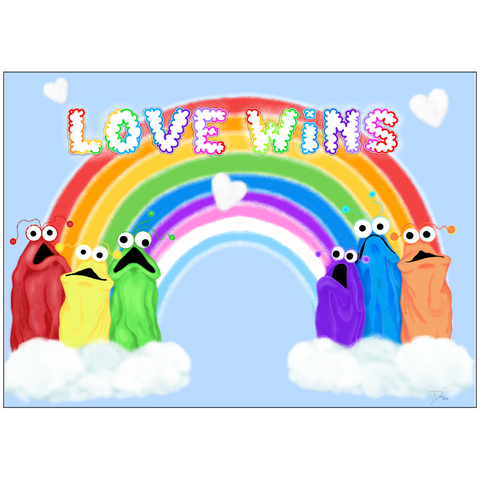 Love Wins - 5x7 Print
