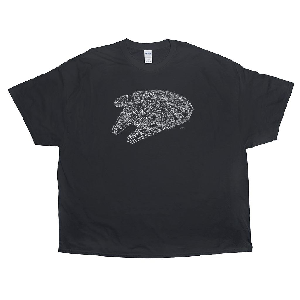 YT-1300-DTG-Tshirt-Gildan-2000-5XL-Black-Adult