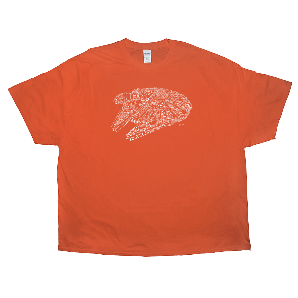 YT-1300-DTG-Tshirt-Gildan-2000-5XL-Orange-Adult