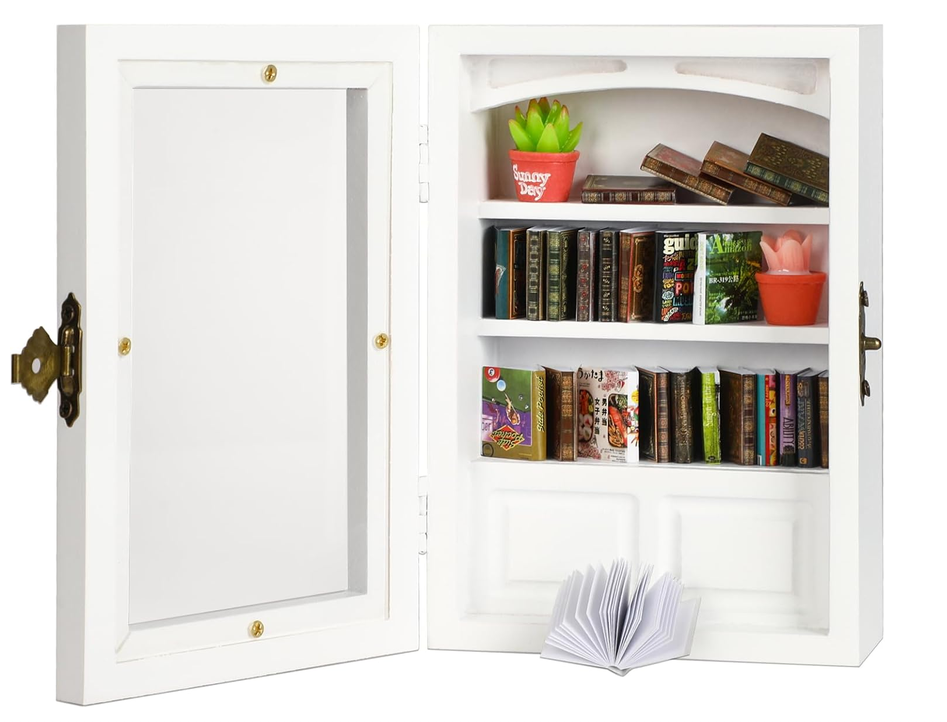 Small Anxiety Bookshelf - White or Brown