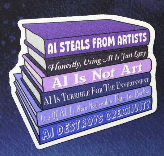 AI Steals From Artists sticker