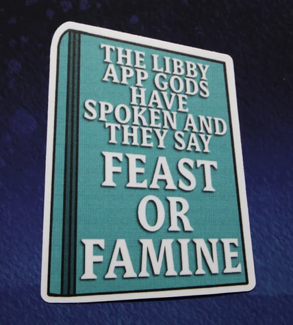 The Libby Gods have Spoken sticker