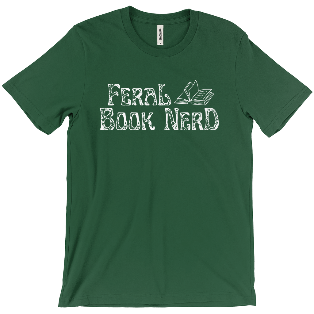 FeralBook-DTG-Tshirt-Bella-3001-M-Evergreen-Adult