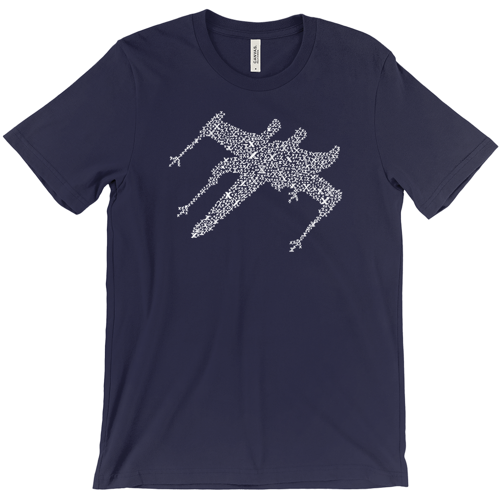 XWing-DTG-TShirt-Bella-3001-4XL-Navy-AdultUnisex
