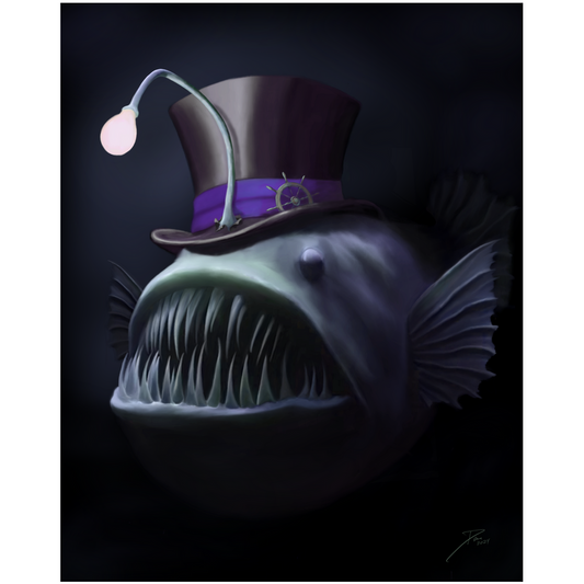 Lophius, Demon Fish of the Deep - Giclee Art Prints