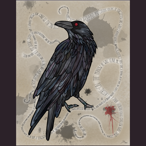 Quoth the Raven - Prints - The Art of Dena Tullis