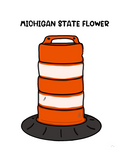 Michigan State Flower - 15 oz mug - The Art of Dena Tullis