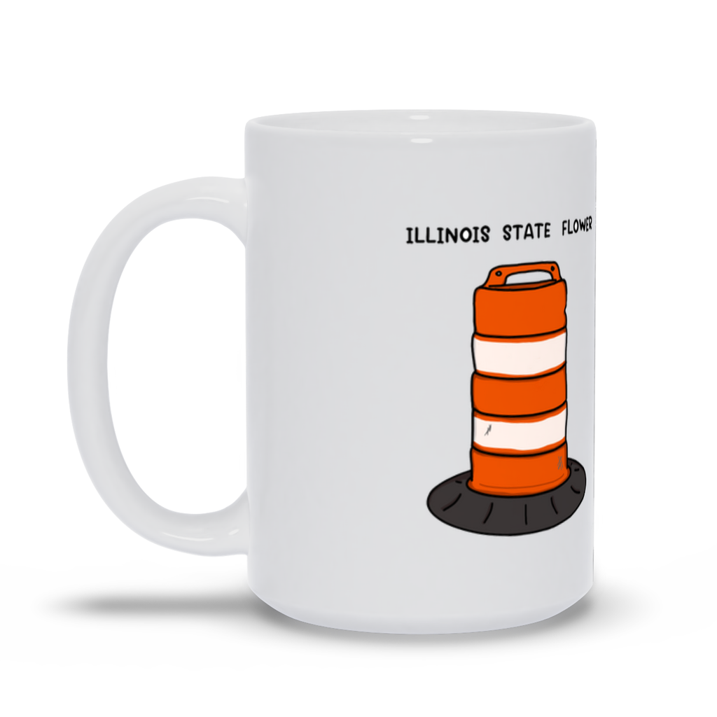 Illinois State Flower - 15 oz mug - The Art of Dena Tullis