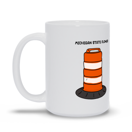 Michigan State Flower - 15 oz mug - The Art of Dena Tullis