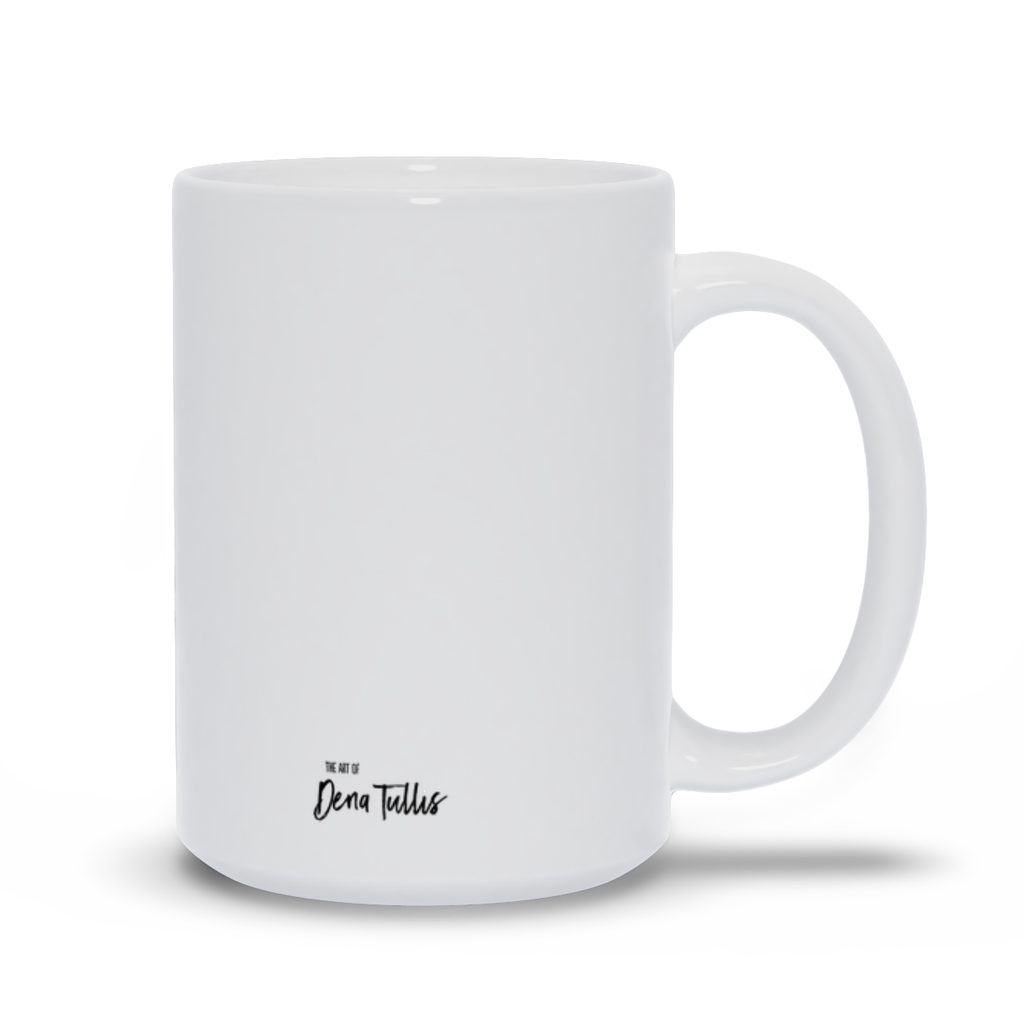 Wisconsin State Flower - 15 oz mug - The Art of Dena Tullis