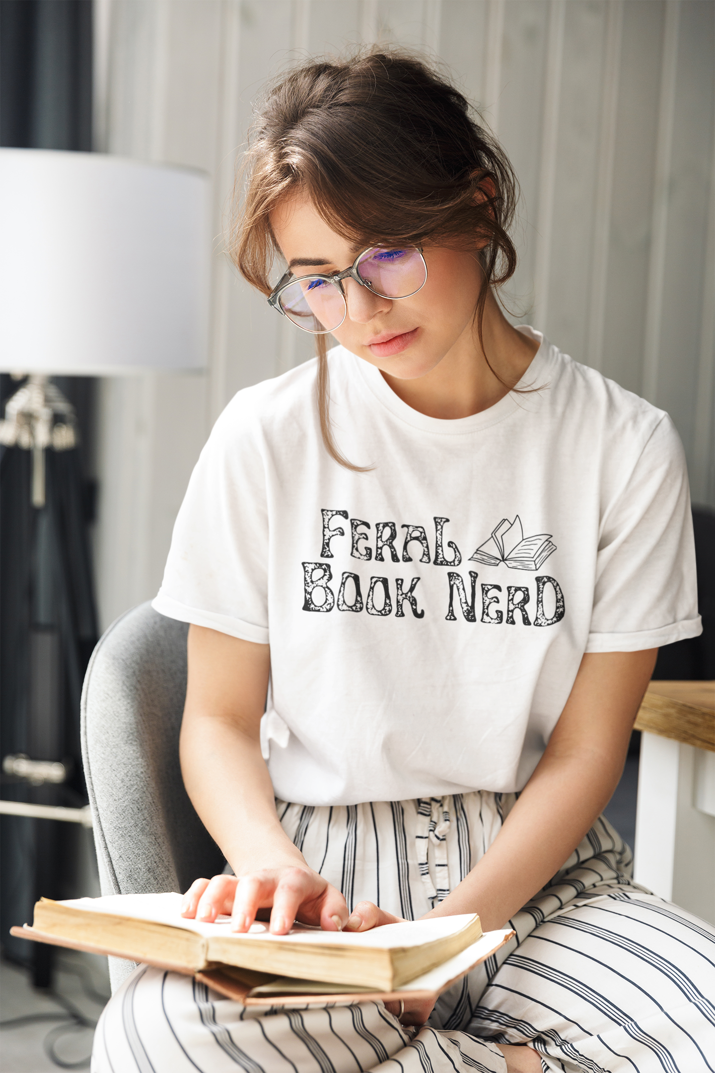 Feral Book Nerd T-Shirts