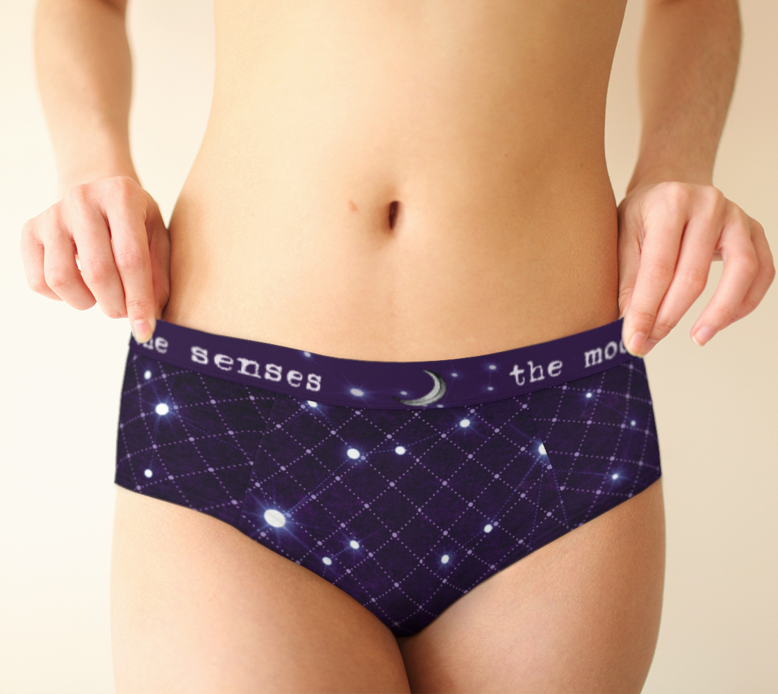 Moon Love Cheeky Briefs - GothFromHoth Designs