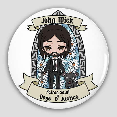 St. John Wick Pin-Back Buttons - GothFromHoth Designs