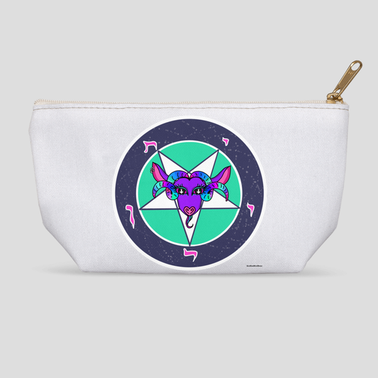 Baphomet accessory pouch - GothFromHoth Designs