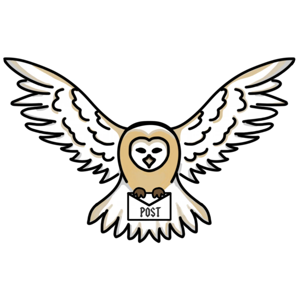 Owl Post - Vinyl Die Cut Stickers - GothFromHoth Designs