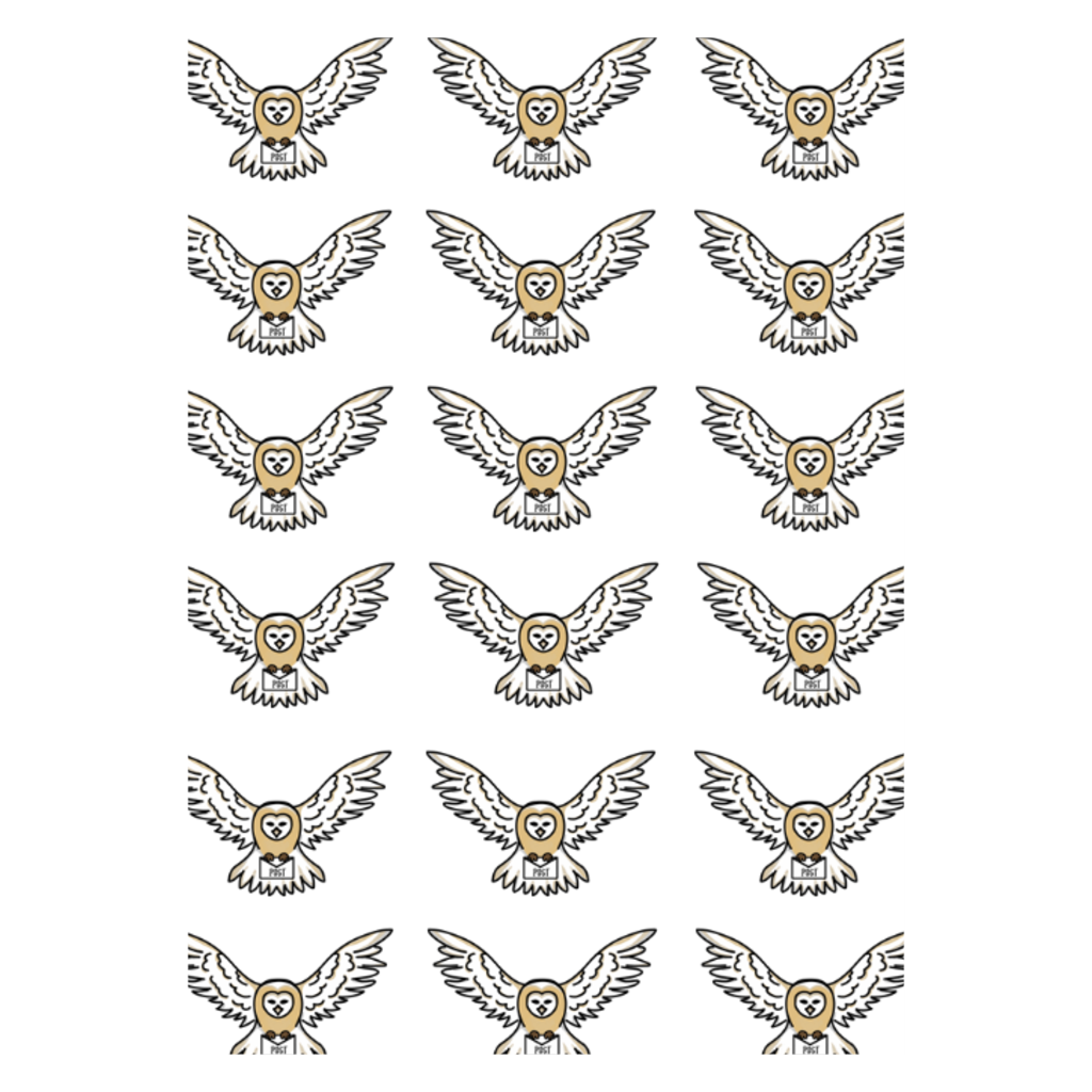 Owl Post Sticker sheets - GothFromHoth Designs