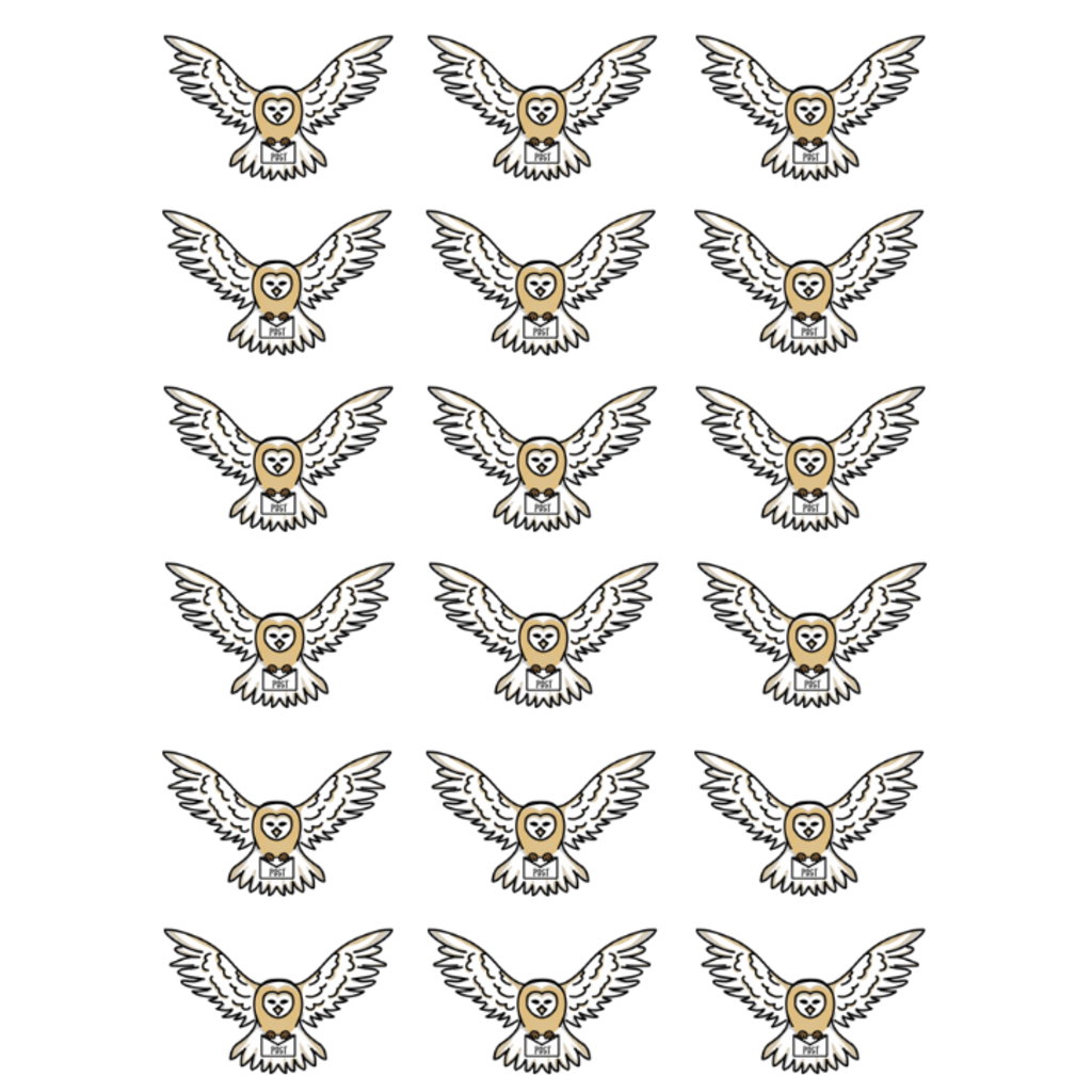 Owl Post Sticker sheets - GothFromHoth Designs