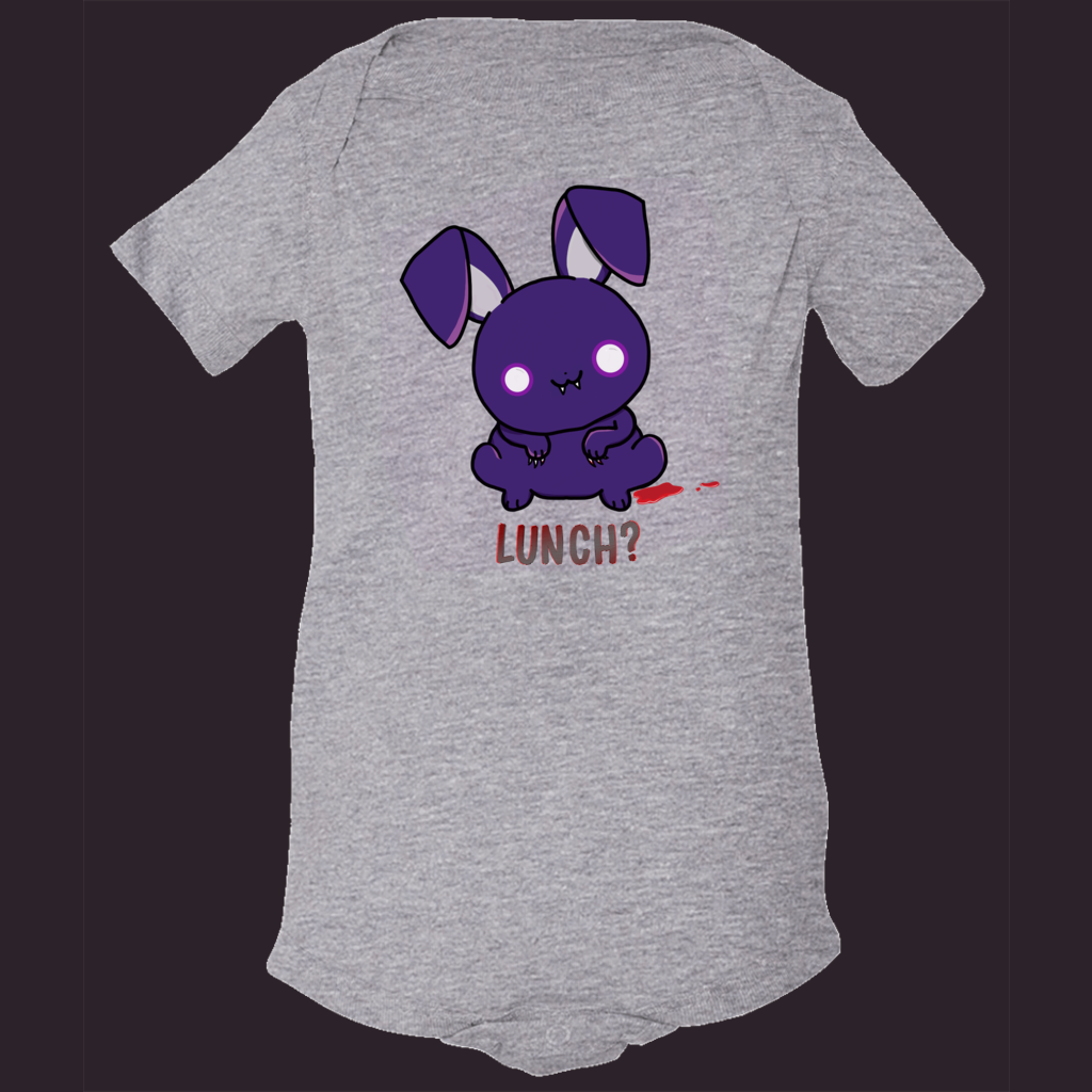 Hungry Wabbit onsie - GothFromHoth Designs