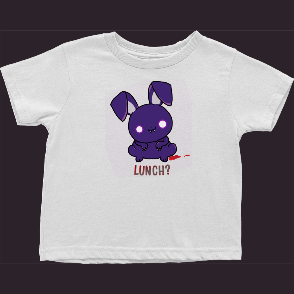 Hungry Wabbit - toddler tees - GothFromHoth Designs