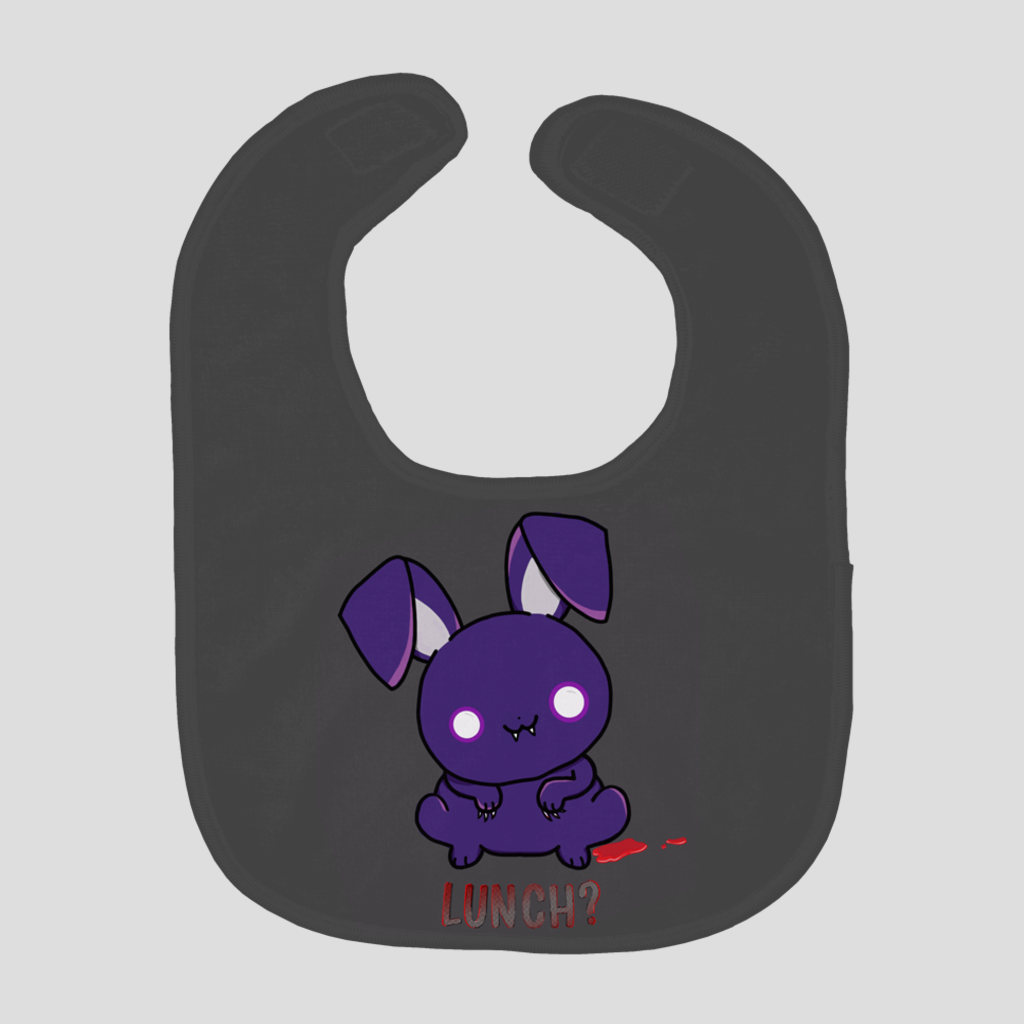 Hungry Wabbit Baby Bib - GothFromHoth Designs