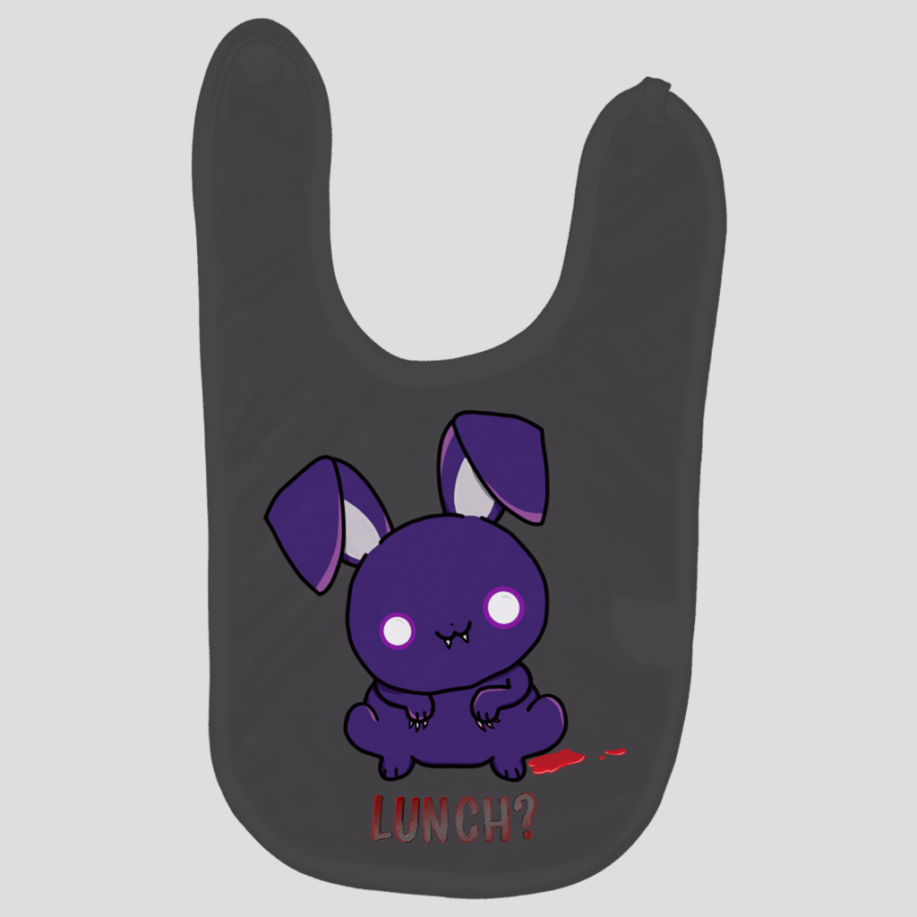 Hungry Wabbit Baby Bib - GothFromHoth Designs