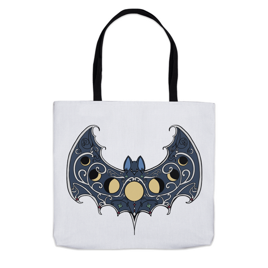 MoonPhase Bat - Tote Bags - GothFromHoth Designs