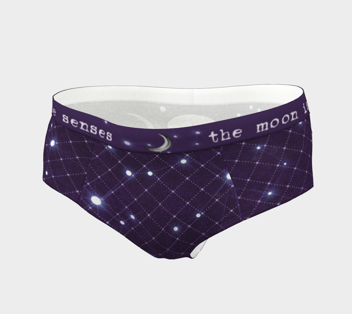 Moon Love Cheeky Briefs - GothFromHoth Designs