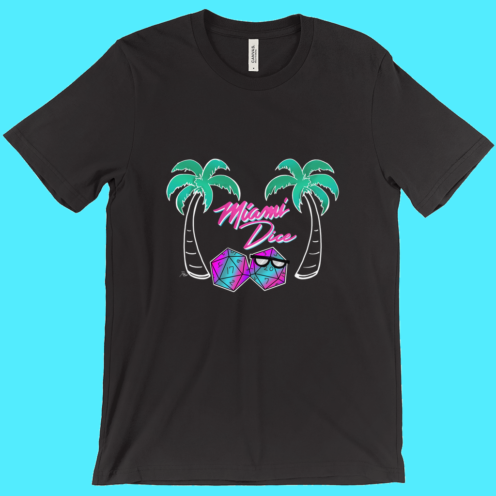 Miami Dice t-shirt - GothFromHoth Designs