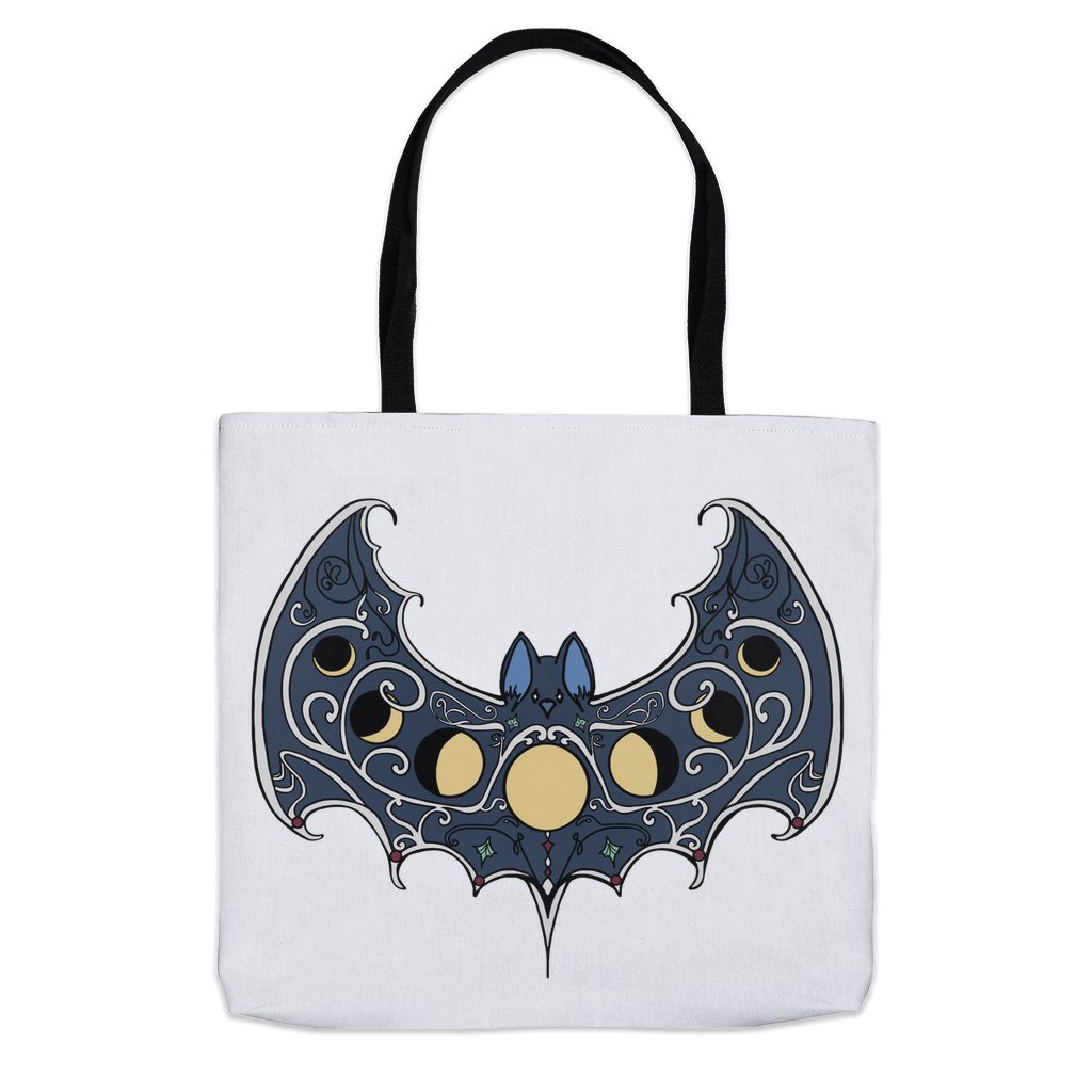 MoonPhase Bat - Tote Bags - GothFromHoth Designs