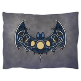 Moonphase Bat Pillow Shams - GothFromHoth Designs