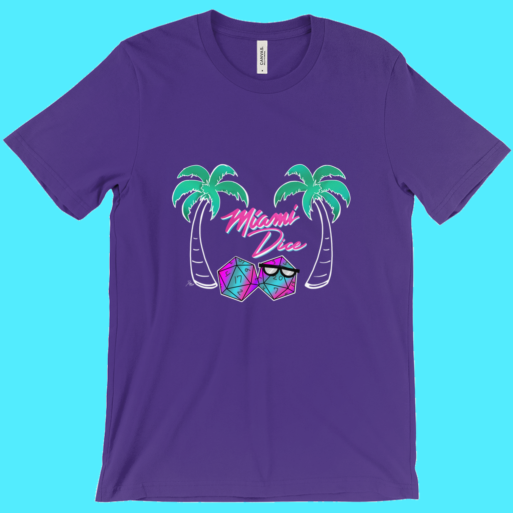 Miami Dice t-shirt - GothFromHoth Designs