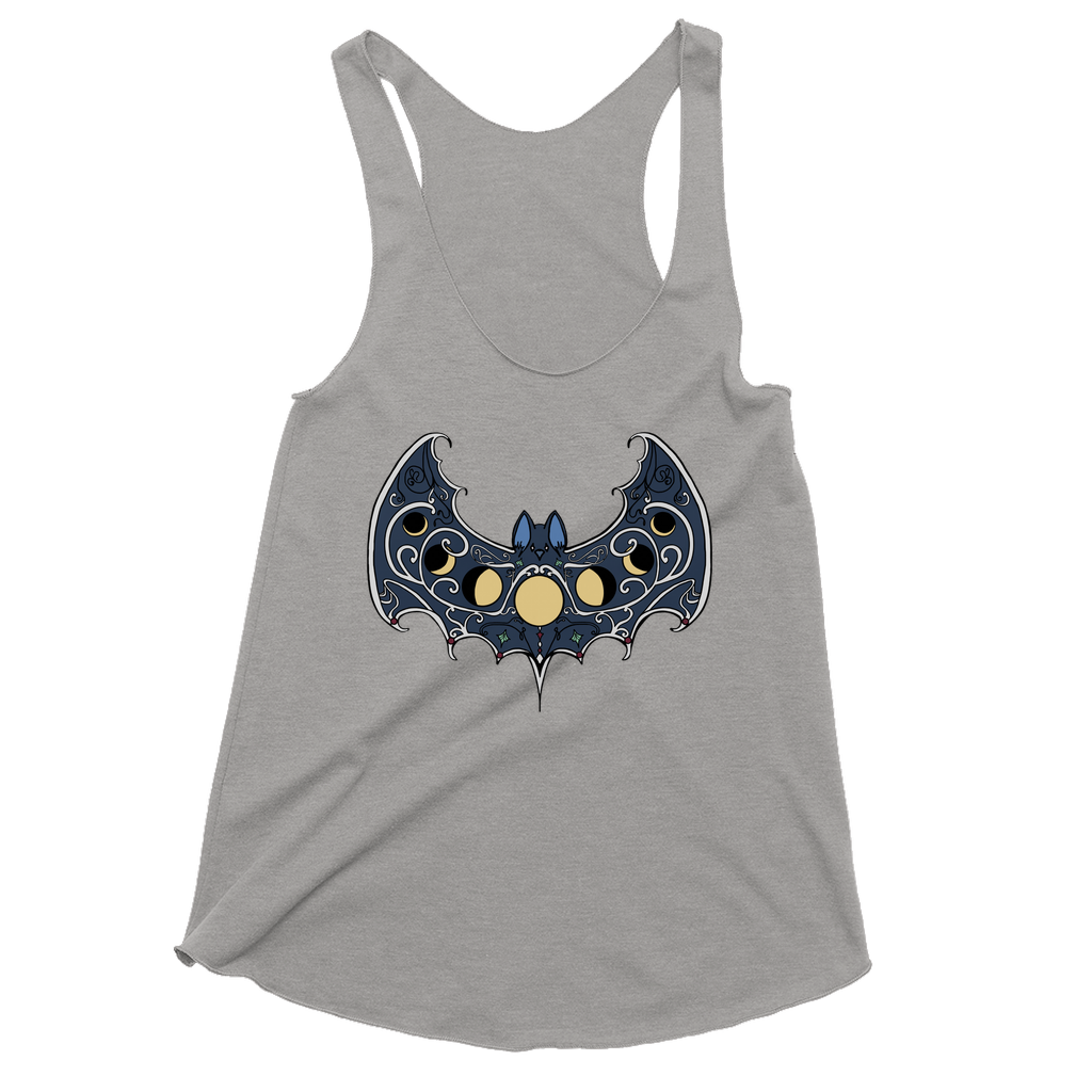 Moonphase Bat - Racerback Tanks - GothFromHoth Designs