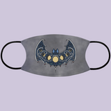 Moonphase Bat Face Masks - GothFromHoth Designs