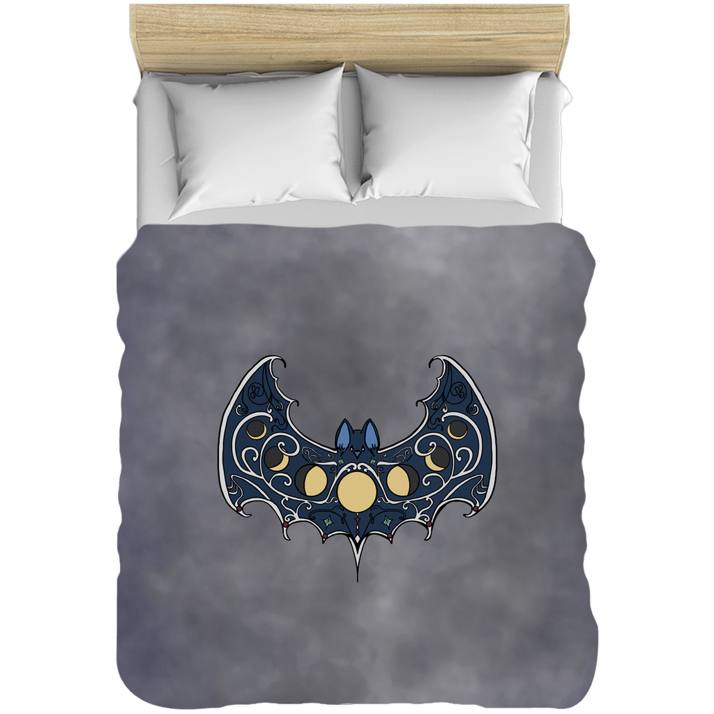 MoonPhase Bat Comforter - GothFromHoth Designs