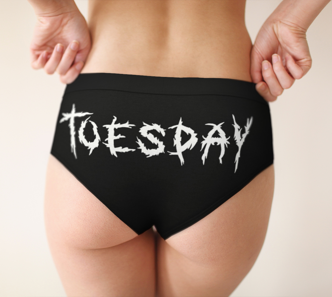 Metal Tuesday  - Cheeky Briefs - GothFromHoth Designs