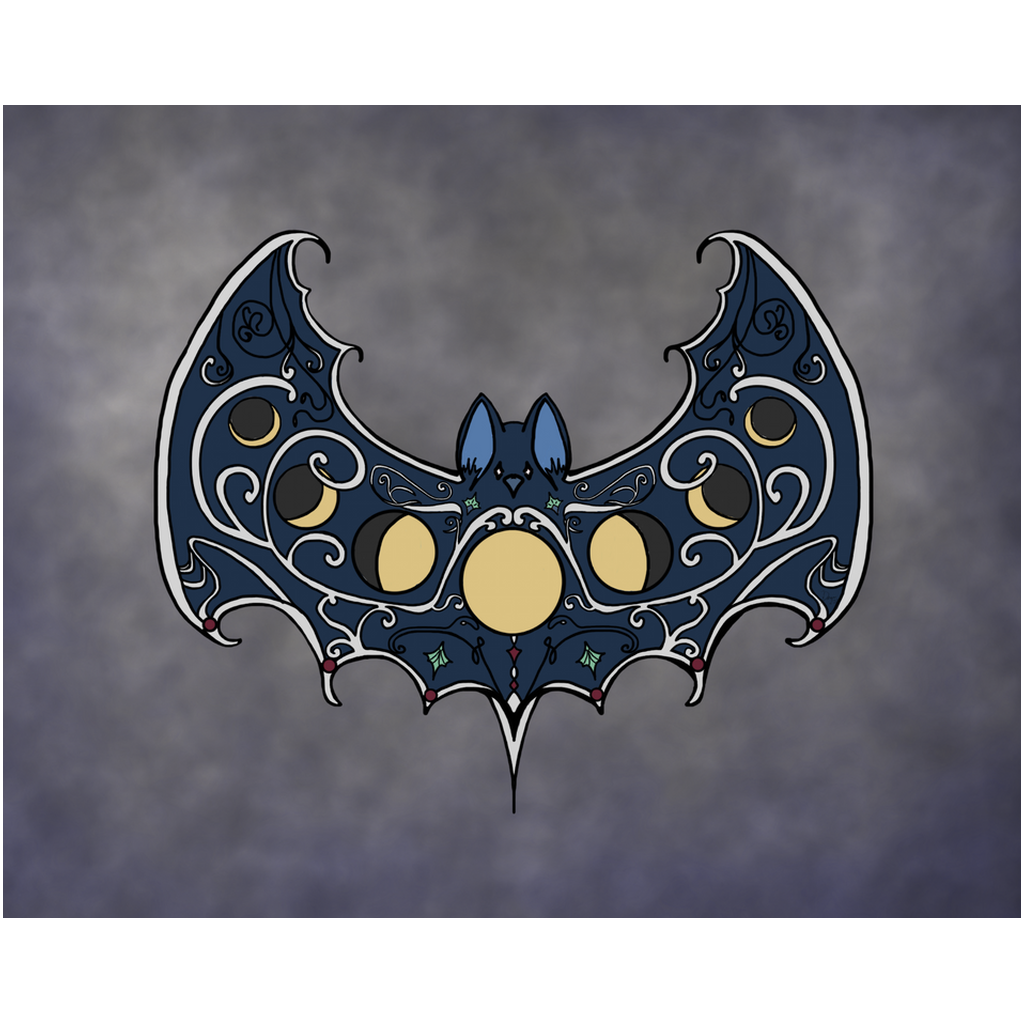 The MoonPhase Bat - Professional Prints