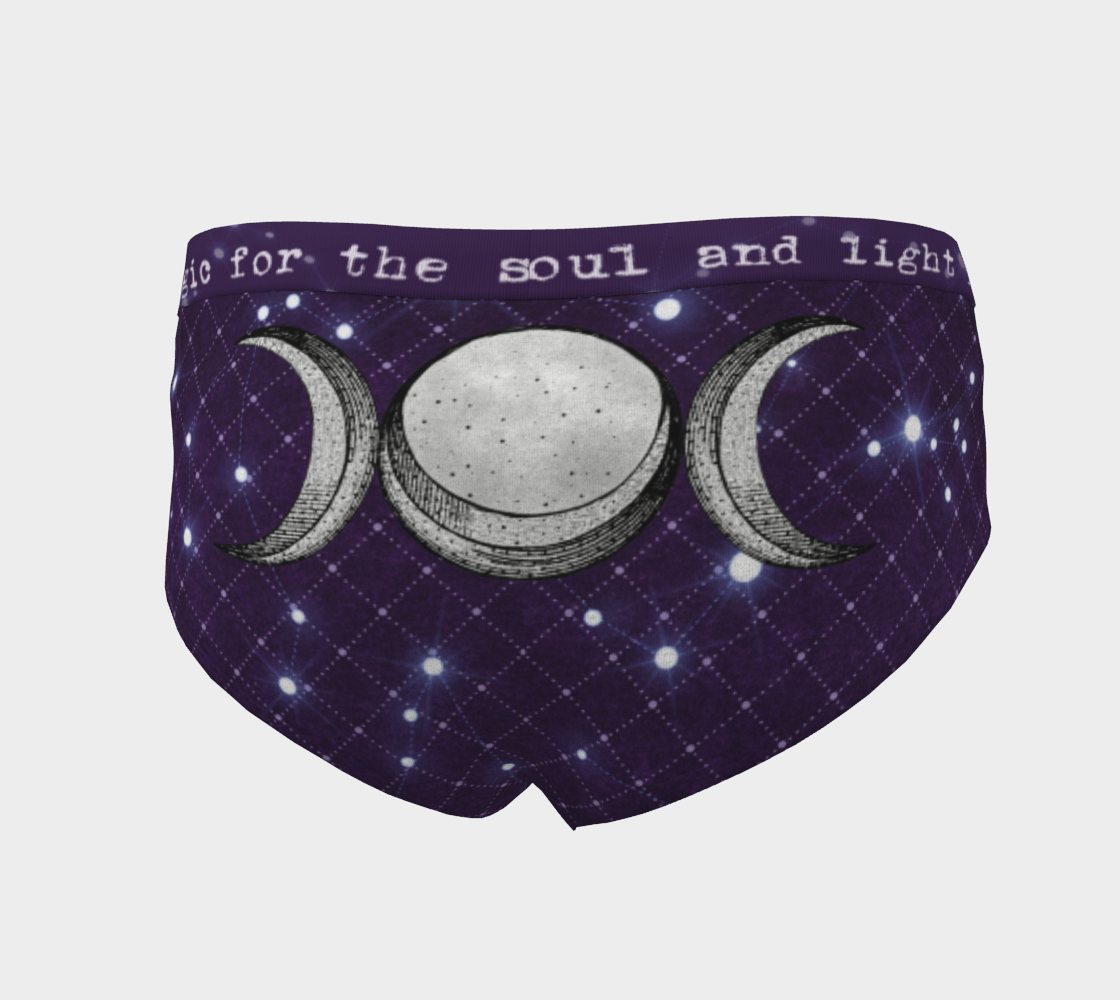 Moon Love Cheeky Briefs - GothFromHoth Designs