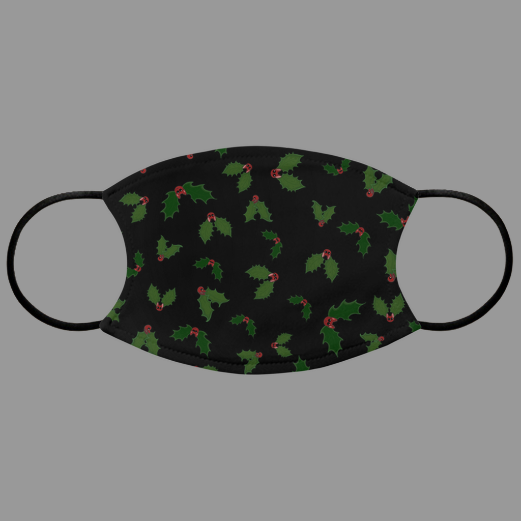 Holly Jolly Batmas Face Masks - GothFromHoth Designs